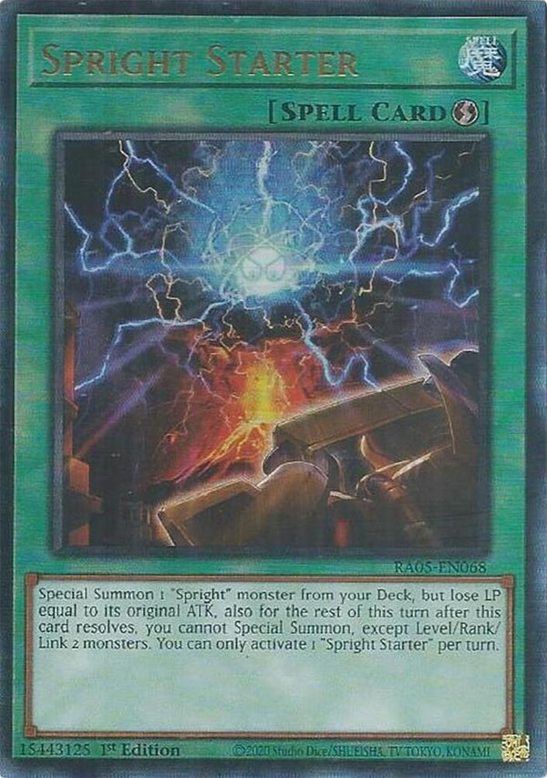 Spright Starter (PUR) - RA05-EN068 - Prismatic Ultimate Rare - 1st Edition