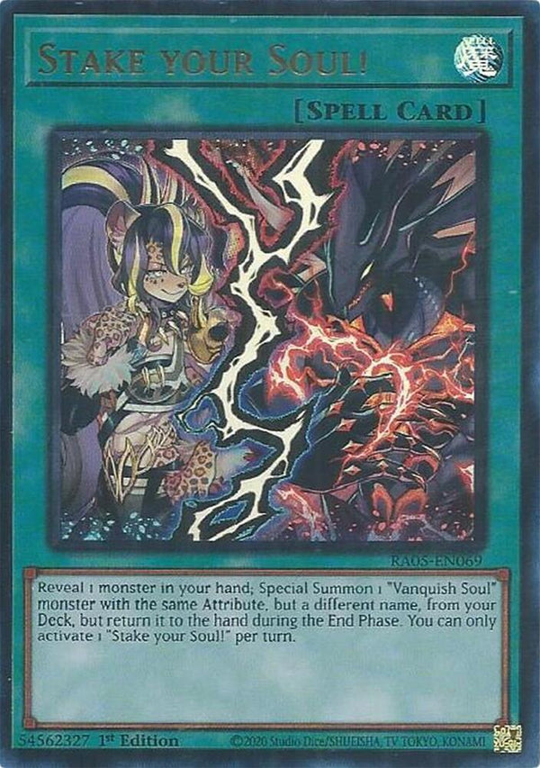Stake your Soul! (Ultra Rare) - RA05-EN069 - Ultra Rare - 1st Edition