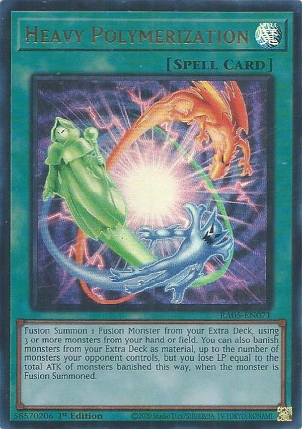 Heavy Polymerization (Ultra Rare) - RA05-EN071 - Ultra Rare - 1st Edition