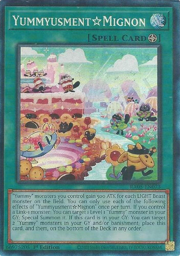 Yummyusment☆Mignon (PCR) - RA05-EN073 - Prismatic Collector's Rare - 1st Edition