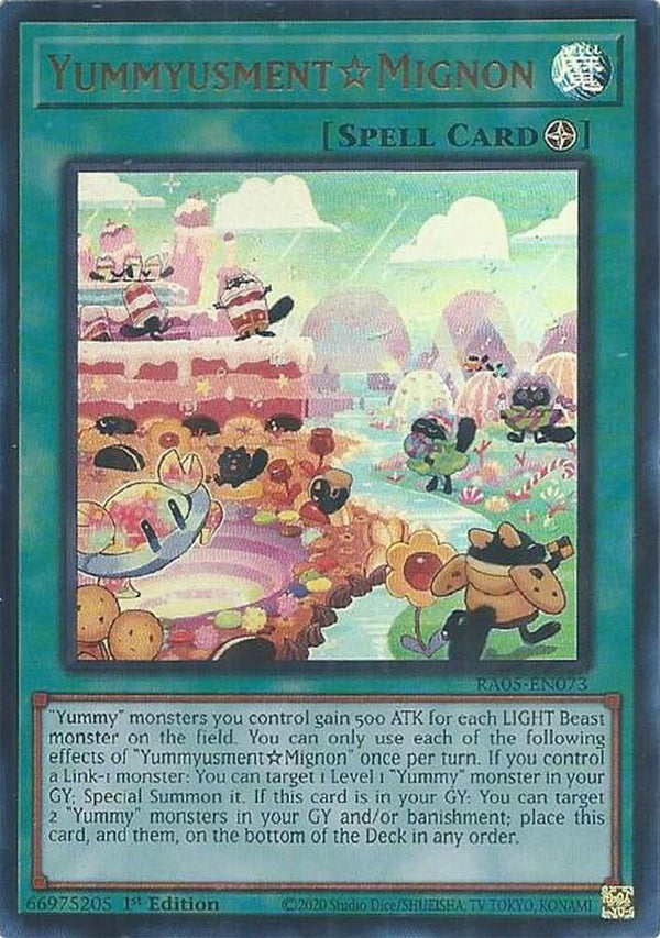 Yummyusment☆Mignon (Ultra Rare) - RA05-EN073 - Ultra Rare - 1st Edition