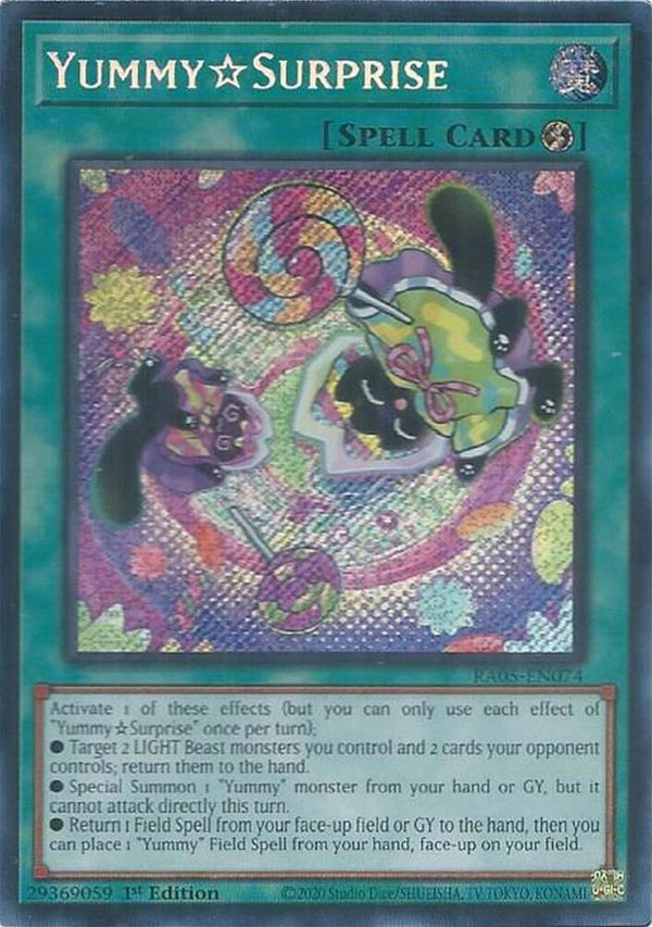 YummySurprise (Secret Rare) - RA05-EN074 - Secret Rare - 1st Edition