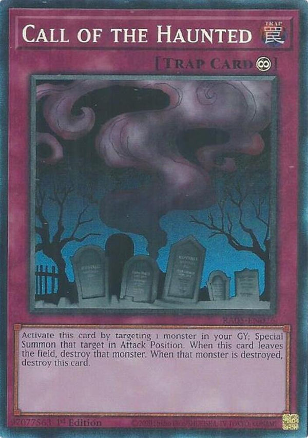 Call of the Haunted (Collector's Rare) - RA05-EN076 - Collector's Rare - 1st Edition