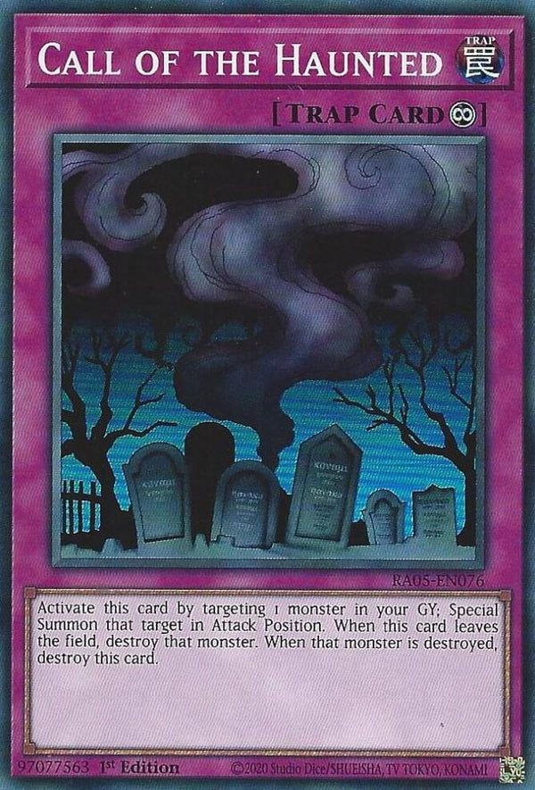 Call of the Haunted - RA05-EN076 - Super Rare - 1st Edition