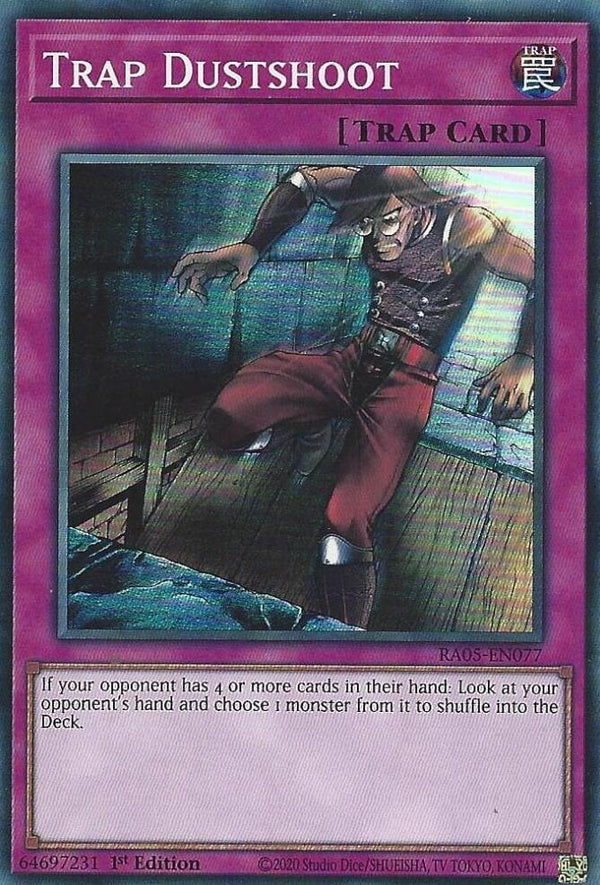 Trap Dustshoot - RA05-EN077 - Super Rare - 1st Edition