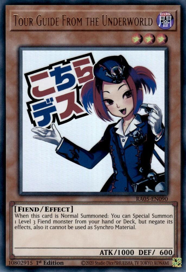 Tour Guide From the Underworld - RA05-EN090 - Ultra Rare - 1st Edition