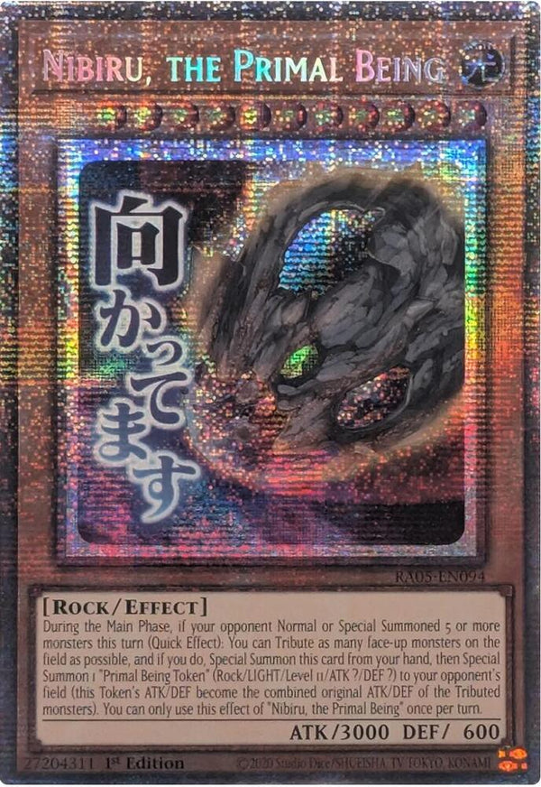 Nibiru, the Primal Being - RA05-EN094 - Starlight Rare - 1st Edition
