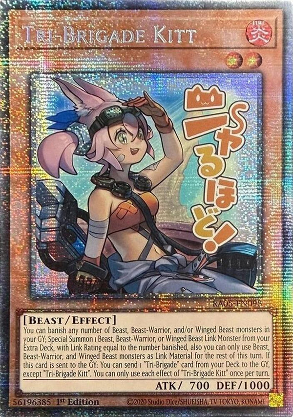 Tri-Brigade Kitt - RA05-EN098 - Starlight Rare - 1st Edition