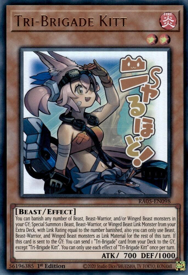 Tri-Brigade Kitt - RA05-EN098 - Ultra Rare - 1st Edition
