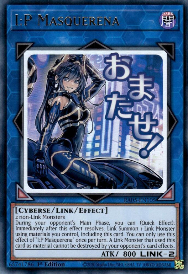 I:P Masquerena - RA05-EN105 - Ultra Rare - 1st Edition