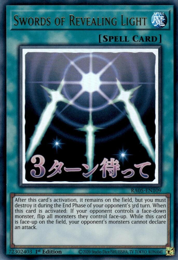 Swords of Revealing Light - RA05-EN109 - Ultra Rare - 1st Edition