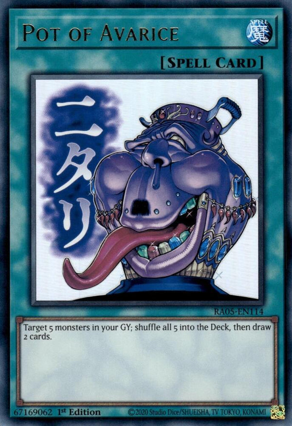 Pot of Avarice - RA05-EN114 - Ultra Rare - 1st Edition
