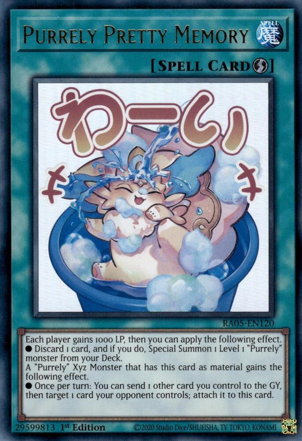 Purrely Pretty Memory - RA05-EN120 - Ultra Rare - 1st Edition