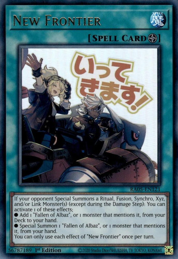 New Frontier - RA05-EN121 - Ultra Rare - 1st Edition