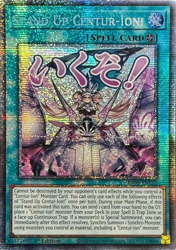 Stand Up Centur-Ion! - RA05-EN122 - Starlight Rare - 1st Edition
