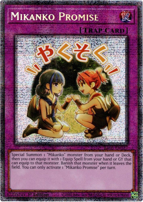Mikanko Promise - RA05-EN127 - Starlight Rare - 1st Edition