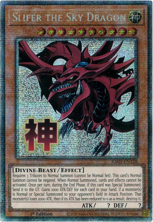 Slifer the Sky Dragon - RA05-EN128 - Starlight Rare - 1st Edition