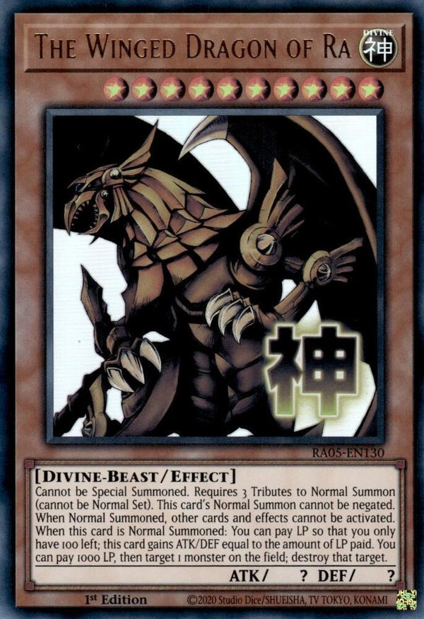 The Winged Dragon of Ra - RA05-EN130 - Ultra Rare - 1st Edition