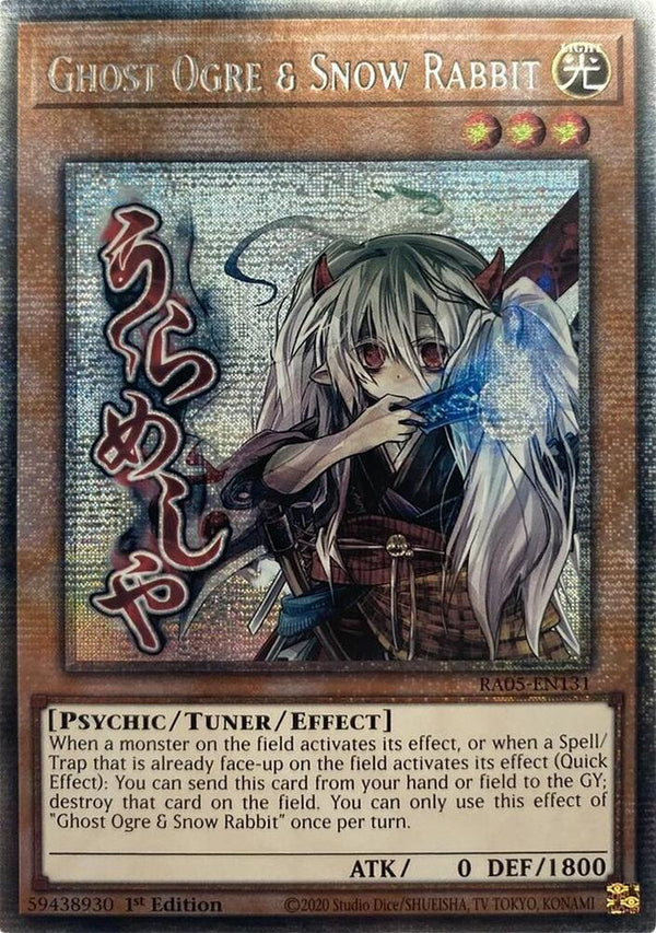 Ghost Ogre & Snow Rabbit - RA05-EN131 - Starlight Rare - 1st Edition