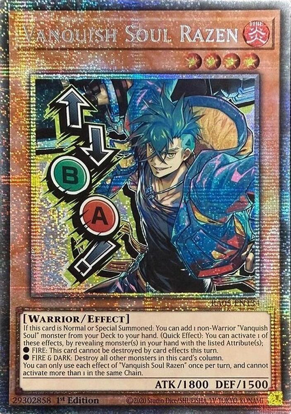 Vanquish Soul Razen (Stamp) - RA05-EN134 - Starlight Rare - 1st Edition