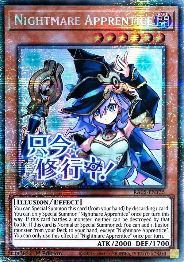 Nightmare Apprentice - RA05-EN135 - Starlight Rare - 1st Edition