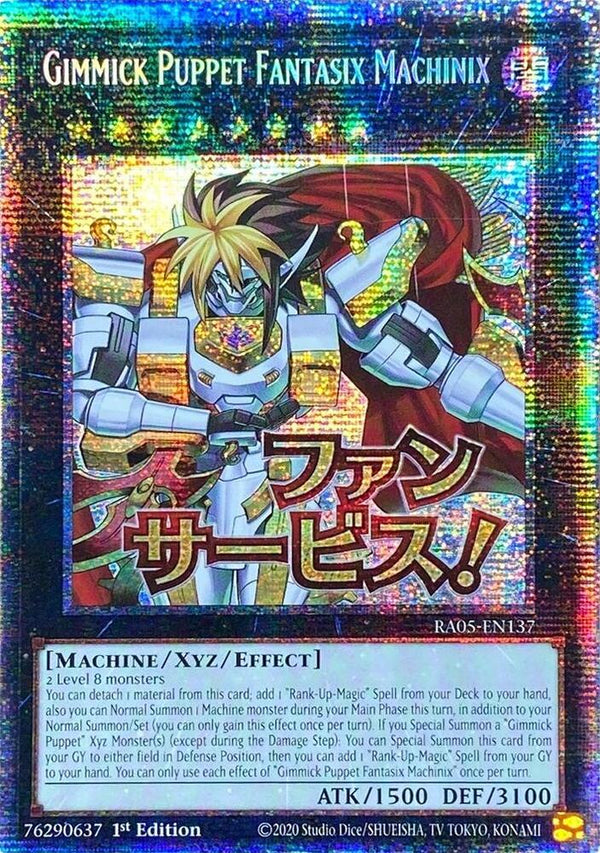 Gimmick Puppet Fantasix Machinix - RA05-EN137 - Starlight Rare - 1st Edition