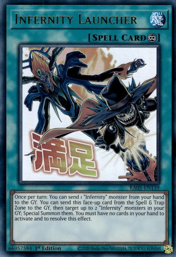 Infernity Launcher - RA05-EN139 - Ultra Rare - 1st Edition