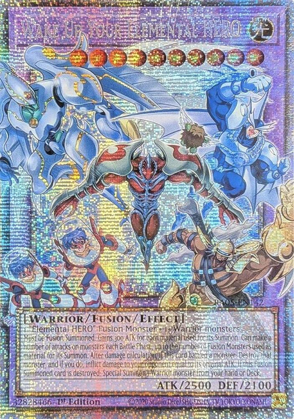 Wake Up Your Elemental HERO (Overframe) - RA05-EN142 - Starlight Rare - 1st Edition