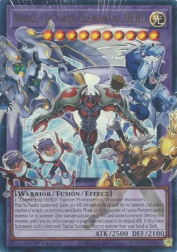 Wake Up Your Elemental HERO - RA05-EN142 - Ultra Rare - 1st Edition