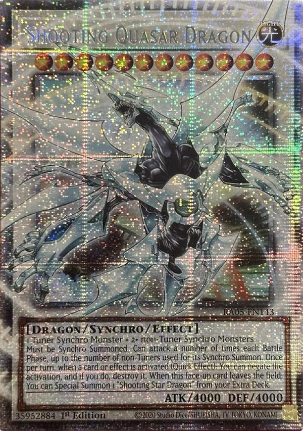 Shooting Quasar Dragon (Overframe) - RA05-EN143 - Starlight Rare - 1st Edition