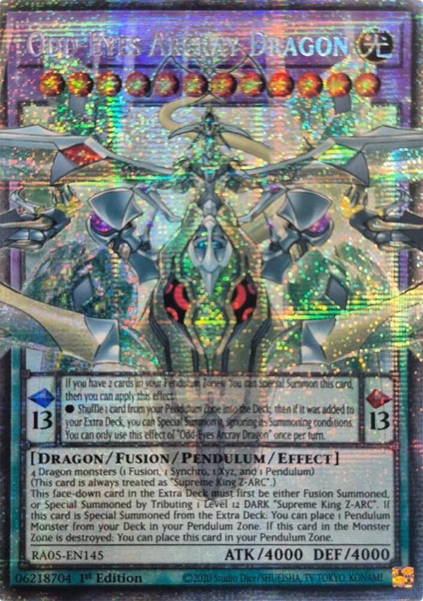 Odd-Eyes Arcray Dragon (Overframe) - RA05-EN145 - Starlight Rare - 1st Edition