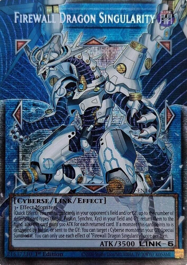 Firewall Dragon Singularity (Overframe) - RA05-EN146 - Starlight Rare - 1st Edition