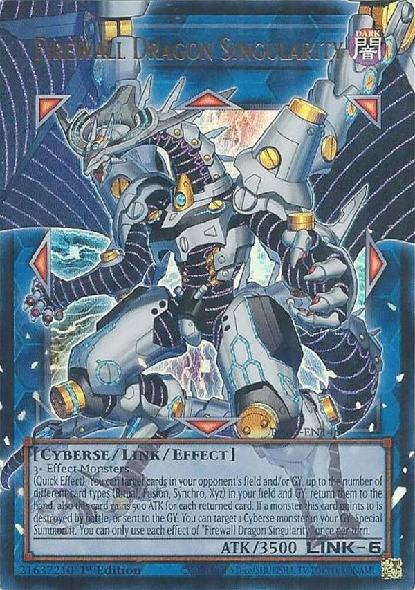 Firewall Dragon Singularity - RA05-EN146 - Ultra Rare - 1st Edition