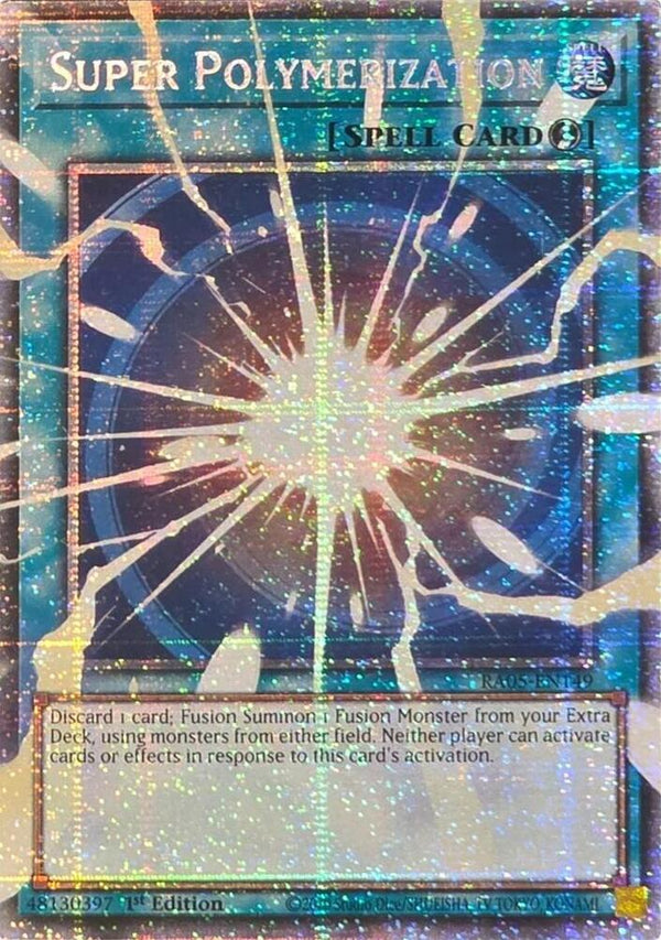 Super Polymerization (Overframe) - RA05-EN149 - Starlight Rare - 1st Edition