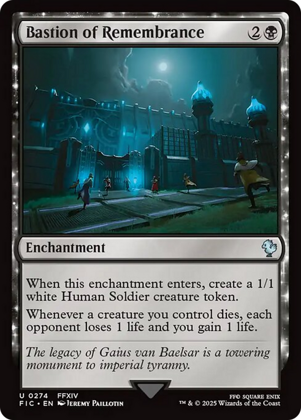Bastion of Remembrance (FIC)