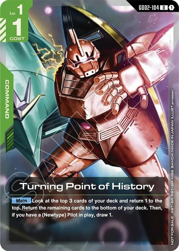 Turning Point of History (Store Tournament Participant Pack 04) - GD02-104 - Uncommon