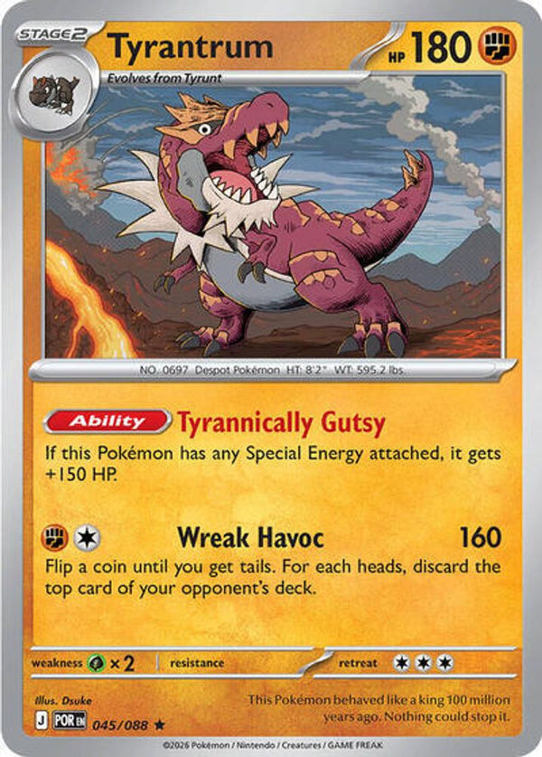 Tyrantrum - 045/088 - Rare - Theme Deck Exclusive