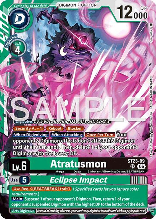 Atratusmon // Eclipse Impact - ST23-09 - Super Rare