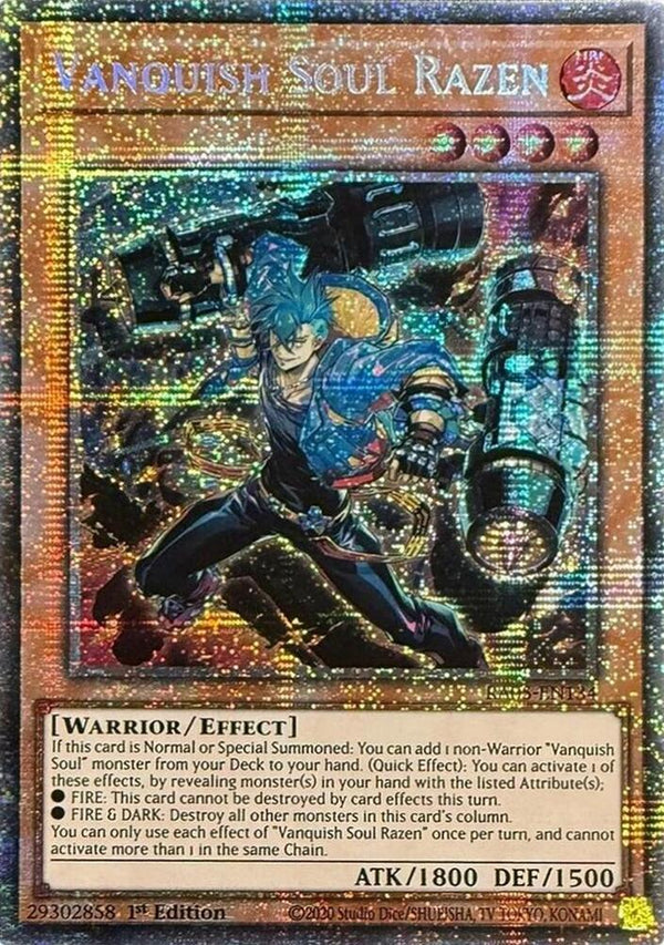 Vanquish Soul Razen (No Stamp) - RA05-EN134 - Starlight Rare - 1st Edition