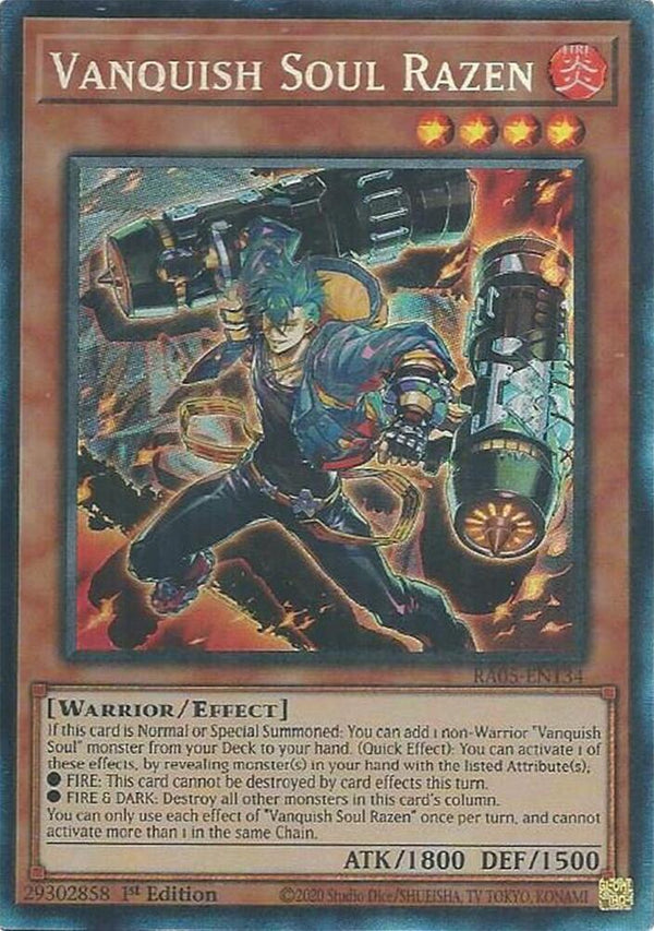Vanquish Soul Razen (Collector's Rare) - RA05-EN134 - Collector's Rare - 1st Edition
