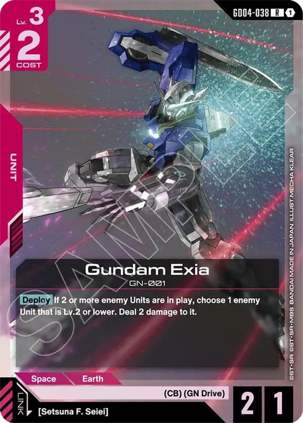 Gundam Exia (GD04-038) - GD04-038 - Rare