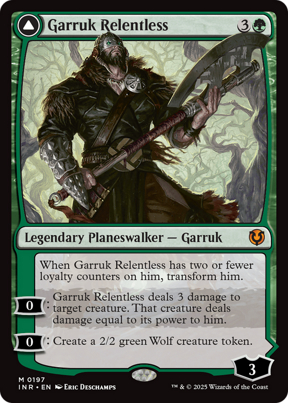 Garruk Relentless // Garruk, the Veil-Cursed (INR)