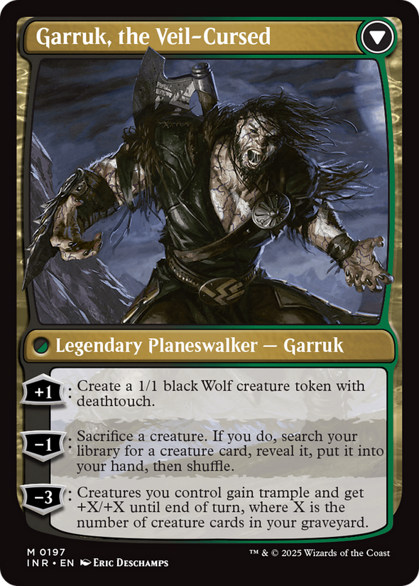 Garruk Relentless // Garruk, the Veil-Cursed (INR)