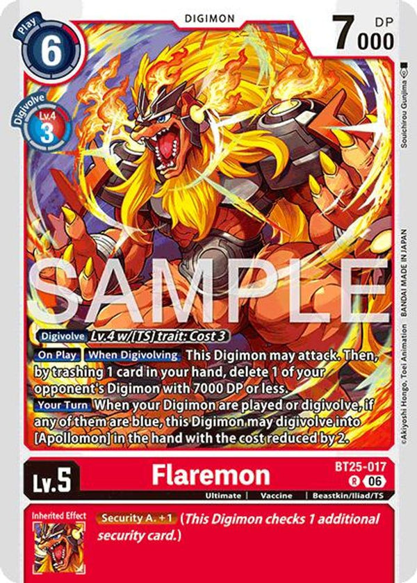 Flaremon - BT25-017 - Rare