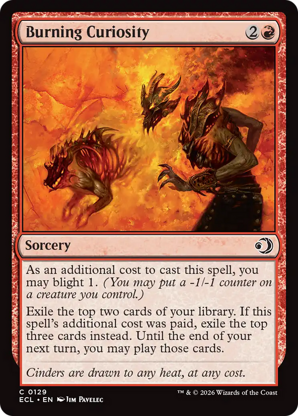 Burning Curiosity (ECL)
