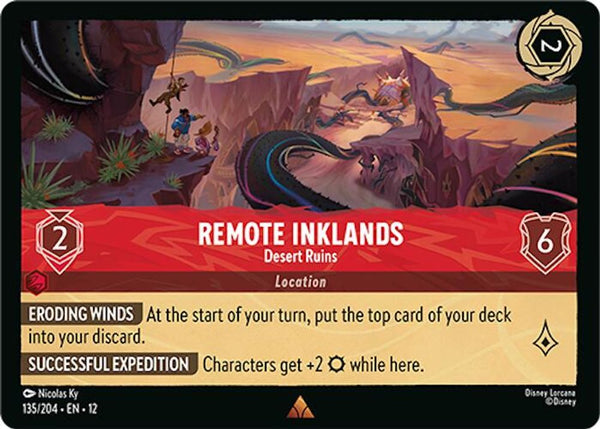 Remote Inklands - 135/204 - Rare