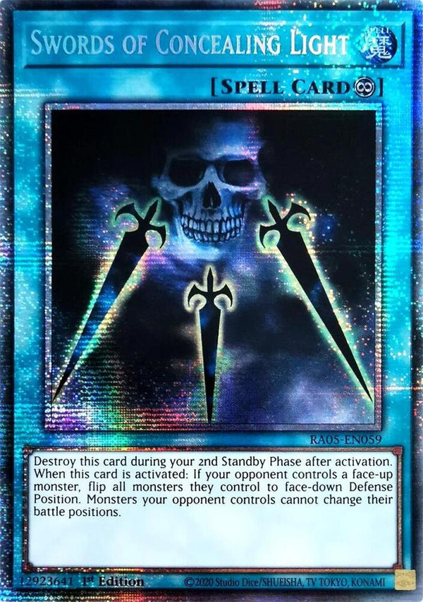 Swords of Concealing Light - RA05-EN059 - Starlight Rare - 1st Edition