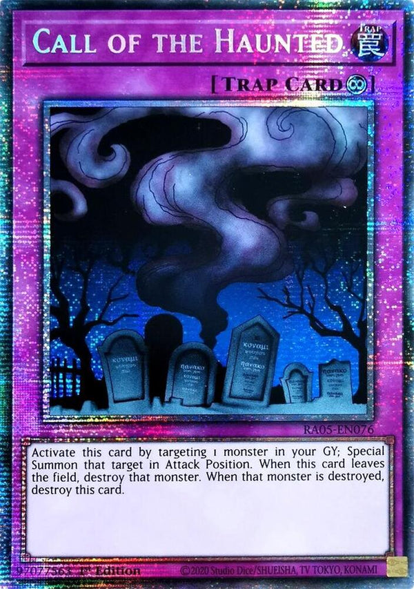 Call of the Haunted - RA05-EN076 - Starlight Rare - 1st Edition