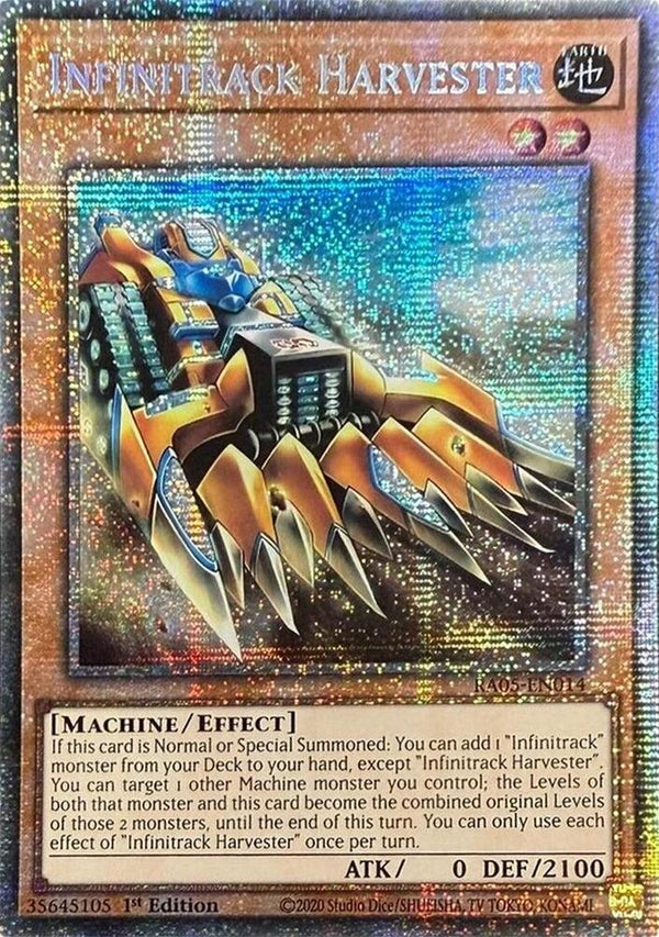 Infinitrack Harvester - RA05-EN014 - Starlight Rare - 1st Edition