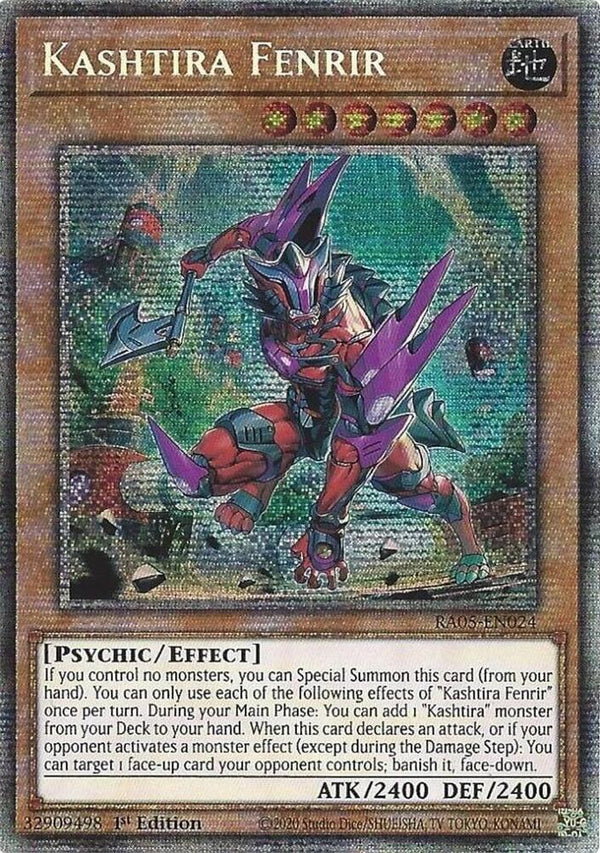 Kashtira Fenrir - RA05-EN024 - Starlight Rare - 1st Edition